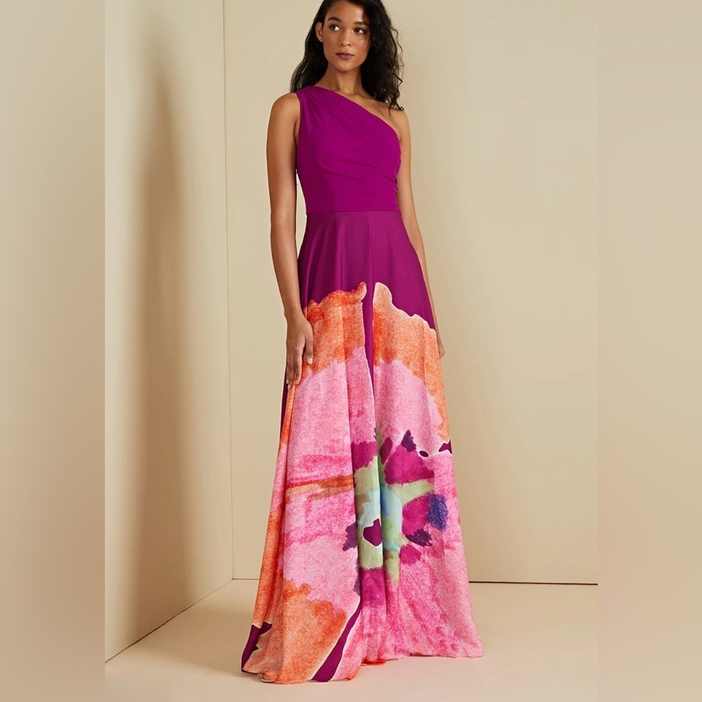AMUR Atlas One Shoulder Gown
